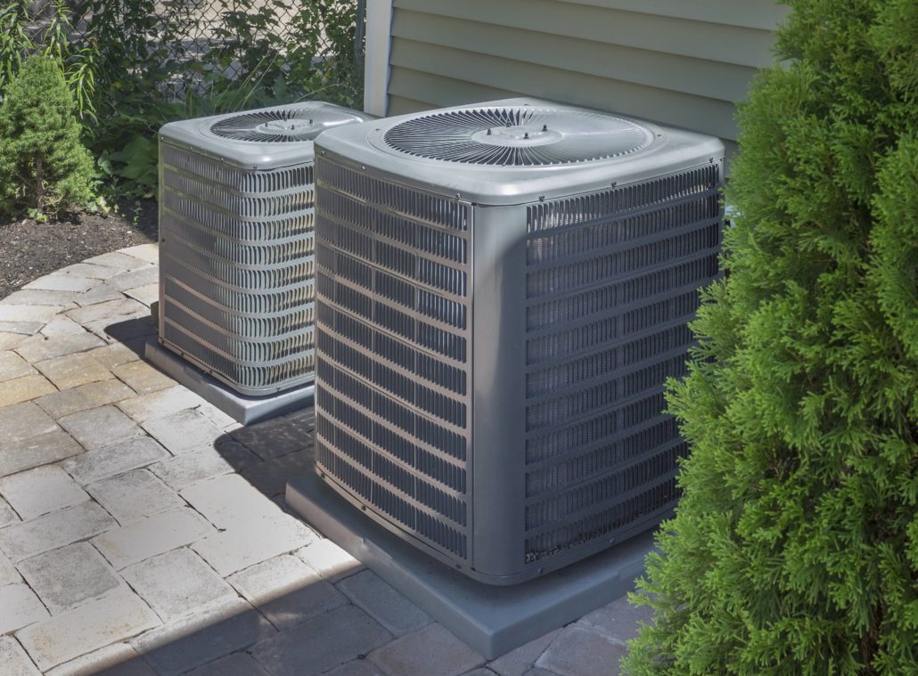 HVAC units can leak water inside and outside the home. 