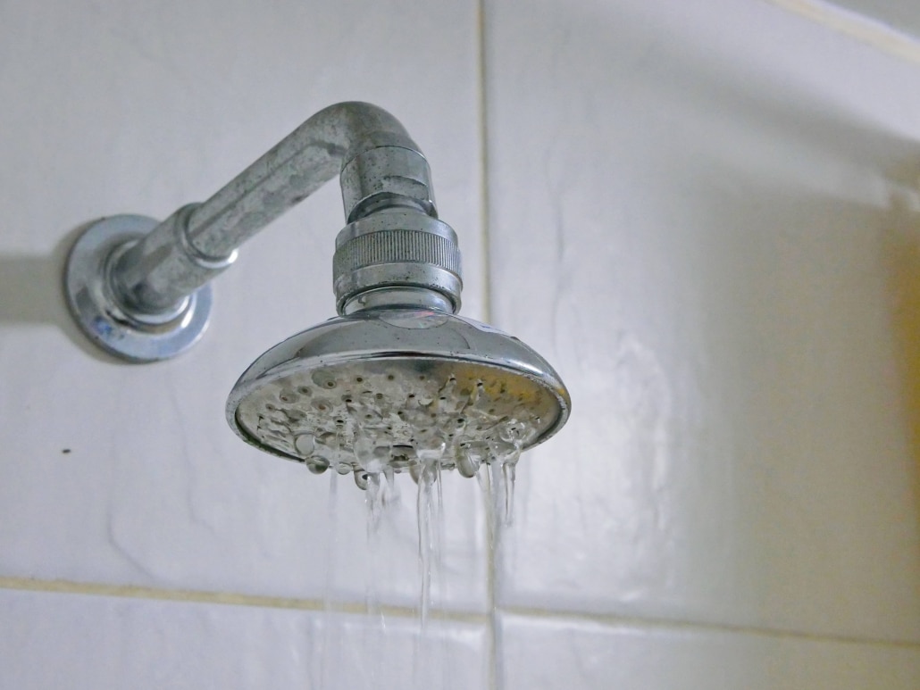 No water pressure in shower head