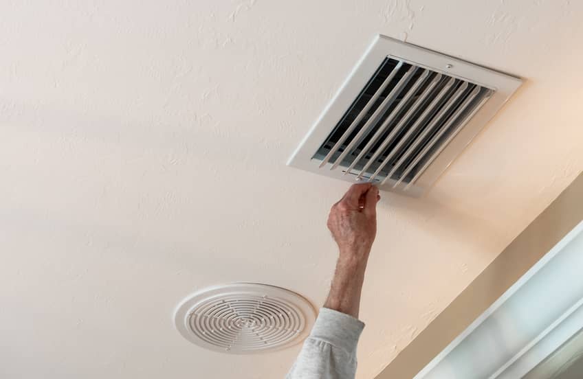 Always keep your air vents open and clear so that air flow is consistent. 