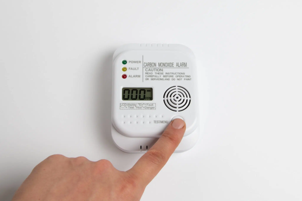 Install a carbon monoxide detector to keep your family safe. 