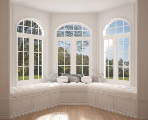 Bay windows add curb appeal to any home.