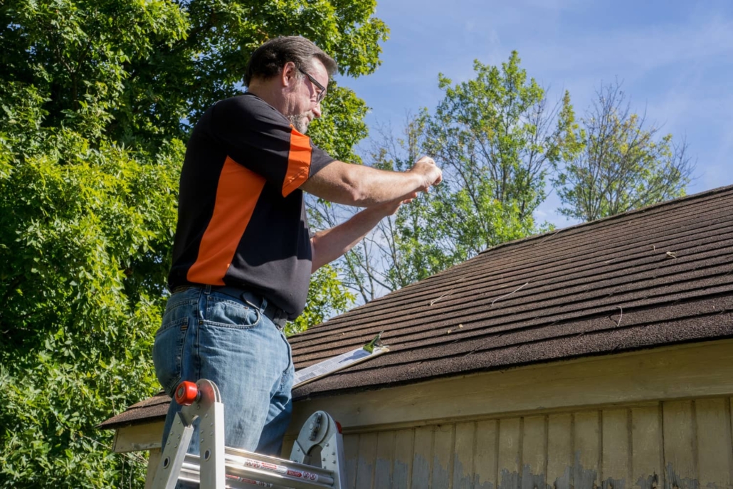 Hail damage to your roof needs to be inspected by a professional. 