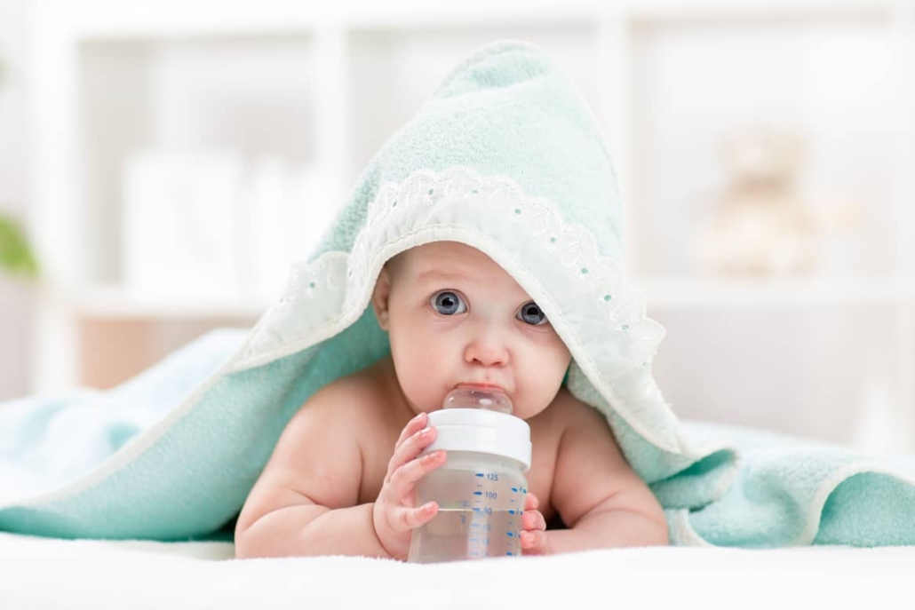 Tepid water is used for baby bottles so the baby is not burned from the water. 