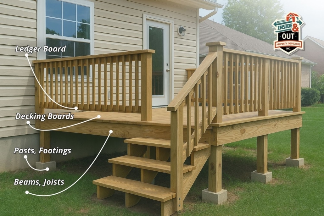 parts of a deck visual