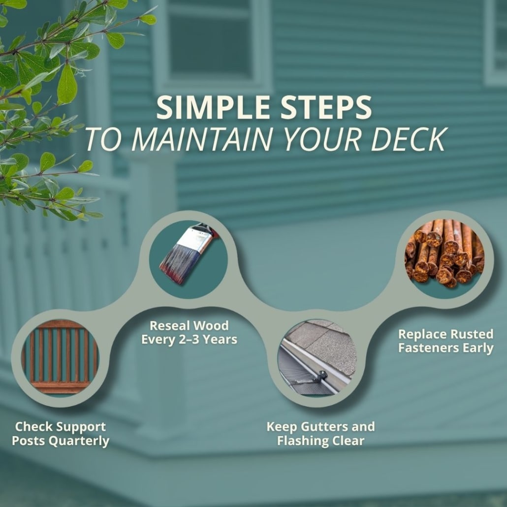 deck and ledger board maintenance