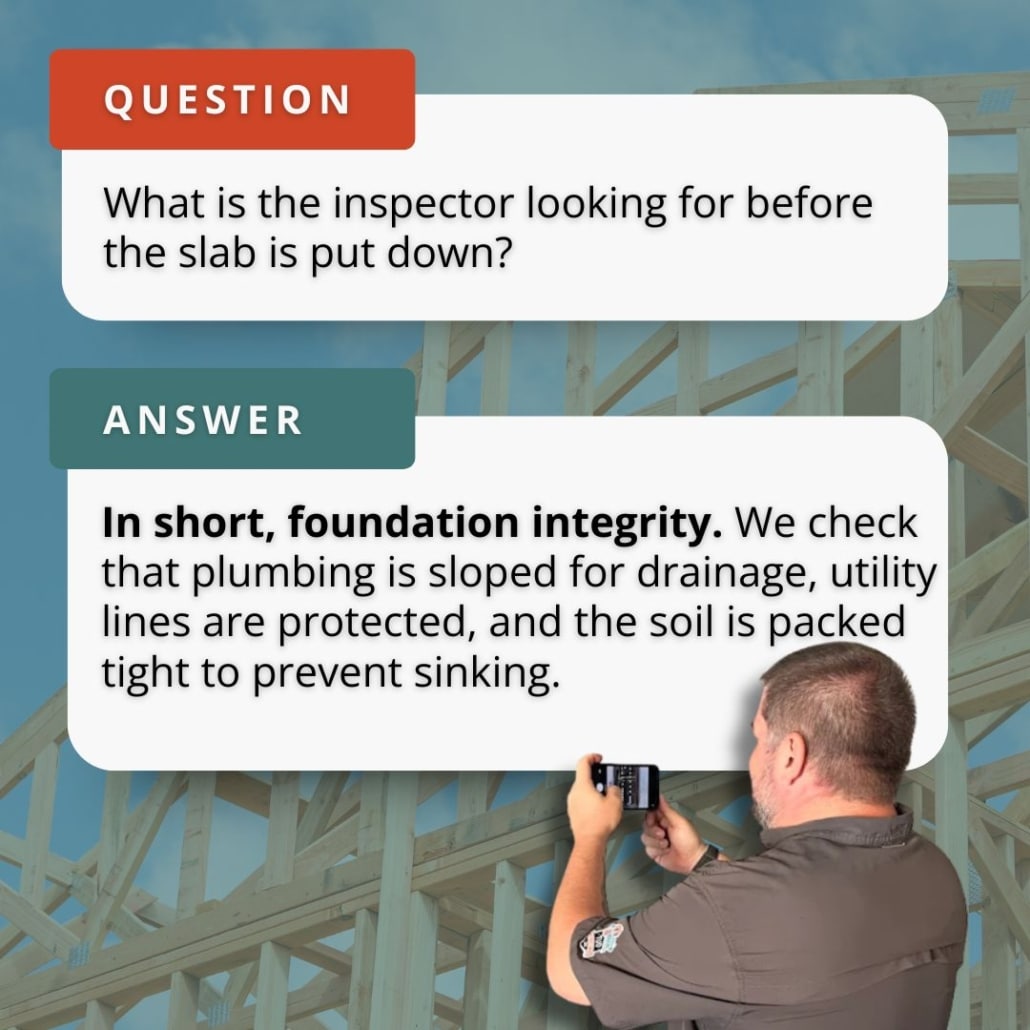 pre slab inspections purpose and scope