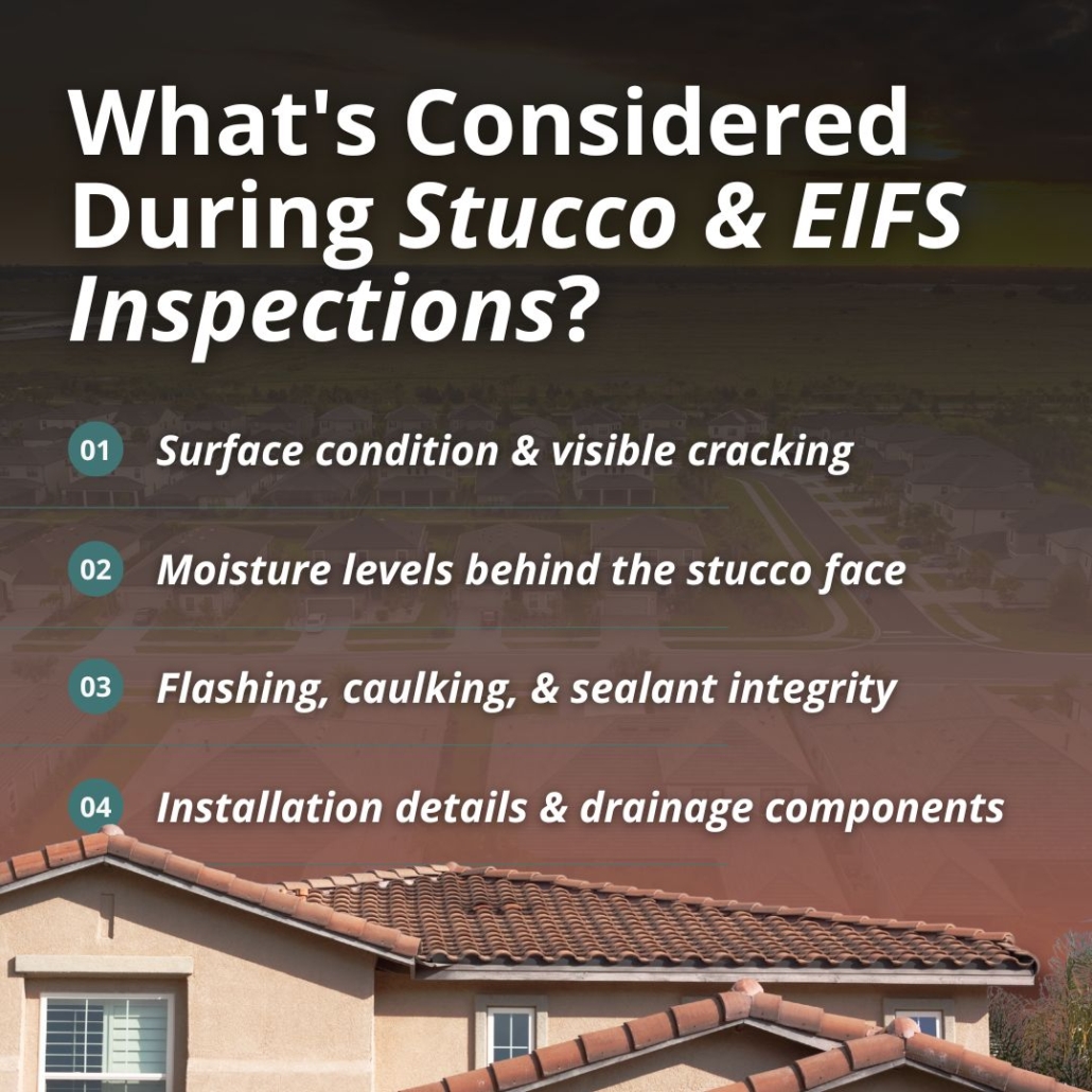 stucco exterior inspection